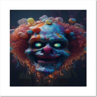 killer clown Posters and Art